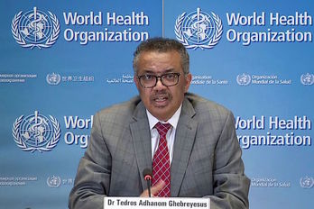 Tedros Adhanom Ghebreyesus, director de la OMS. (AFP)