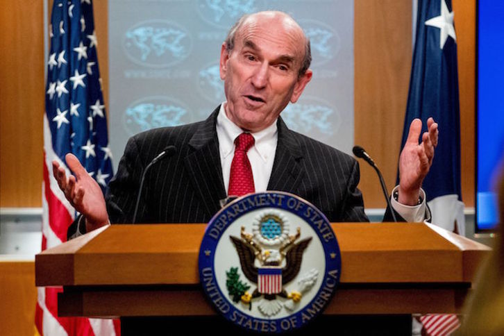 Elliott Abrams es el enviado especial de Trump para Venezuela que amenaza a Maduro. (Andrew HARNIK/AFP) 