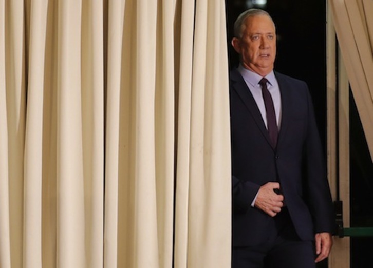 Benny Gantz, rival de Benjamin Netanyahu. (Ahmad GHARABLI/AFP)