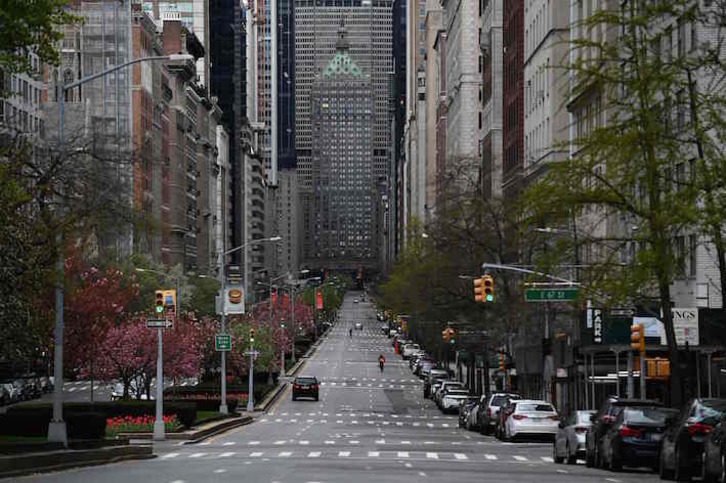 Imagen de Park Avenue, en Nueva York. (Johannes EISELE/AFP)
