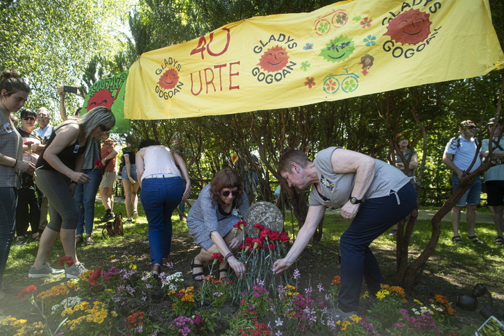 2019AN Gladys del Estali egindako omenaldia. (Jon URBE/FOKU)