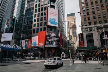 Calles del centro de Nueva York. (Scott HEINS/AFP) 