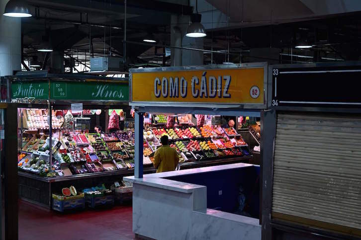 Mercado de la Cebada, en Madrid. (Gabriel BOUYS / AFP) 