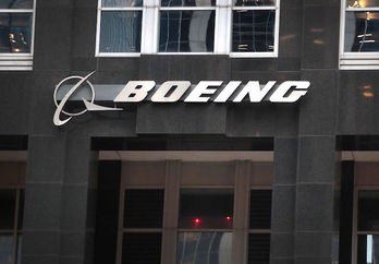 Entrada de la sede de la compañía Boeing en Chicago. (Scott OLSON/AFP)