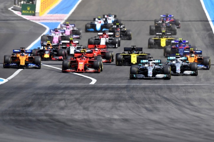 Imagen del Gran Premio de Francia de 2019 (Gerard JULIEN / AFP)