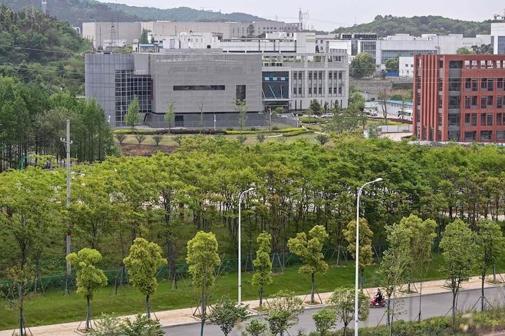 Vista general del Instituto de Virología de Wuhan. (Hector RETAMAL/AFP)