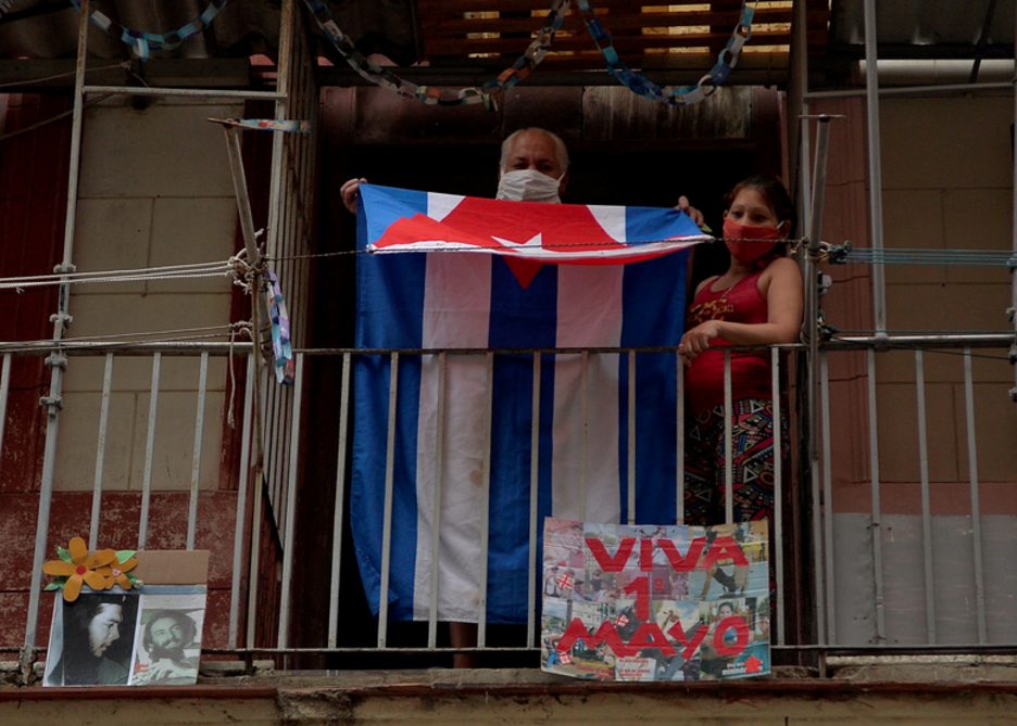 Maiatzaren Lehena Kubako La Habana hirian. (Yamil LAGE / AFP). 