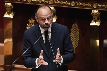 El primer ministro francés, Edouard Phlippe. (David NIVIERE/AFP)