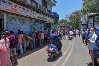 Ikerketaren arabera, India litzateke kalteturik gehien izango lukeen lurraldea (Indrnil MUKHERJEE/AFP)