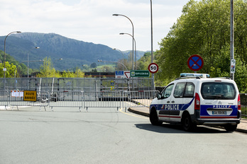 Le pont entre Urrugne et Irun est fermé depuis le 10 avril. © Guillaume FAUVEAU