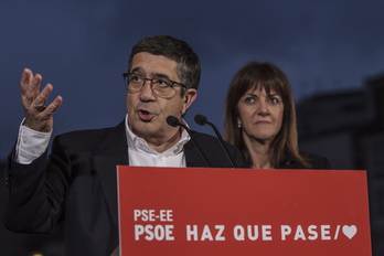 Inicio de la campaña para las elecciones al Congreso español en abril de 2019. (Aritz LOIOLA/FOKU)