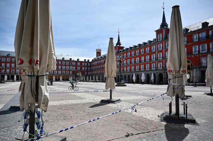 La Plaza Mayor de Madrid. (Gabriel BOUYS / AFP)