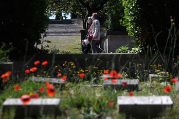 Cementerio de Verano, en Roma. (Filippo MONTEFORTE/AFP)