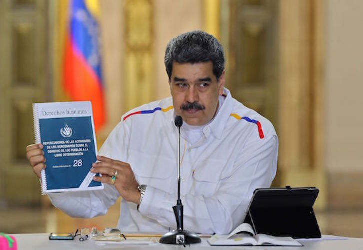 El presidente de Venezuela, Nicolás Maduro. (Marcelo GARCIA/AFP) 