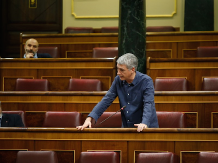 Oskar Matute, hoy en el Congreso. (@Congreso_es)