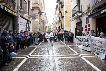 Acto de recuerdo de José Luis Cano, en 2018. (Iñigo URIZ/FOKU)