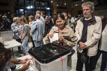 El 1 de octubre de 2017 Catalunya celebró el referéndum de independencia. (Jagoba MANTEROLA/FOKU)