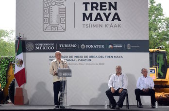 El presidente de México, Andrés Manuel López Obrador. (Elizabeth RUIZ / AFP)