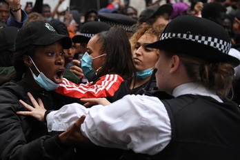 Las protestas en Estados Unidos se extienden también a zonas ricas.(Daniel LEAL-OLIVAS /AFP) 