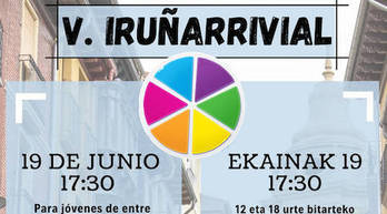 Cartel del Iruñarrivial V de la Casa de la Juventud.
