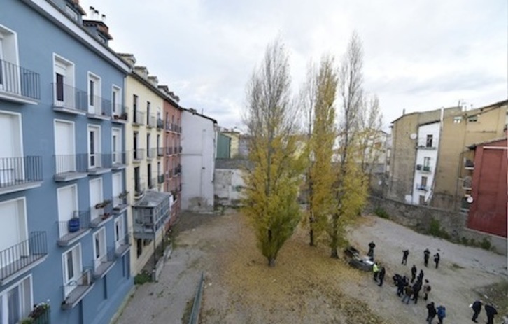 La plaza de Santa Ana y el Rincón de Pellejerías de Iruñea serán reurbanizados. (AYUNTAMIENTO DE IRUÑEA)