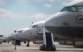 Aviones de la aerolínea alemana 