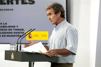 Fernando Simón, director del Centro de Coordinación de Alertas y Emergencias Sanitarias. (LA MONCLOA)