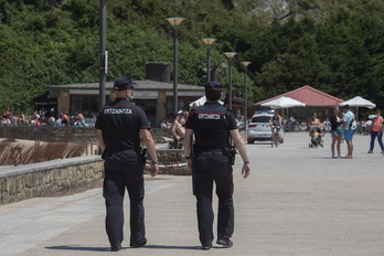 La Ertzaintza ha comunicado que el detenido tenía antecedentes policiales. (Gorka RUBIO/FOKU)