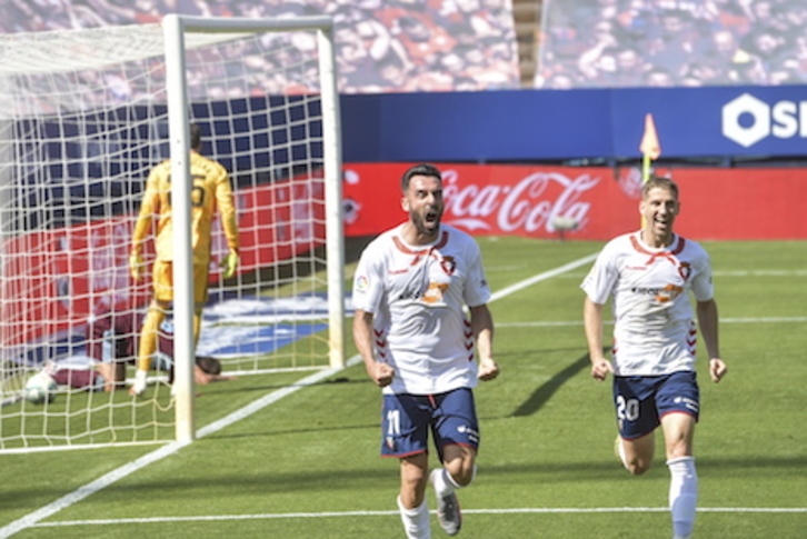 Enric Gallego ha vuelto a anotar y se ha vaciado en su trabajo en ataque. (Idoia ZABALETA/FOKU)