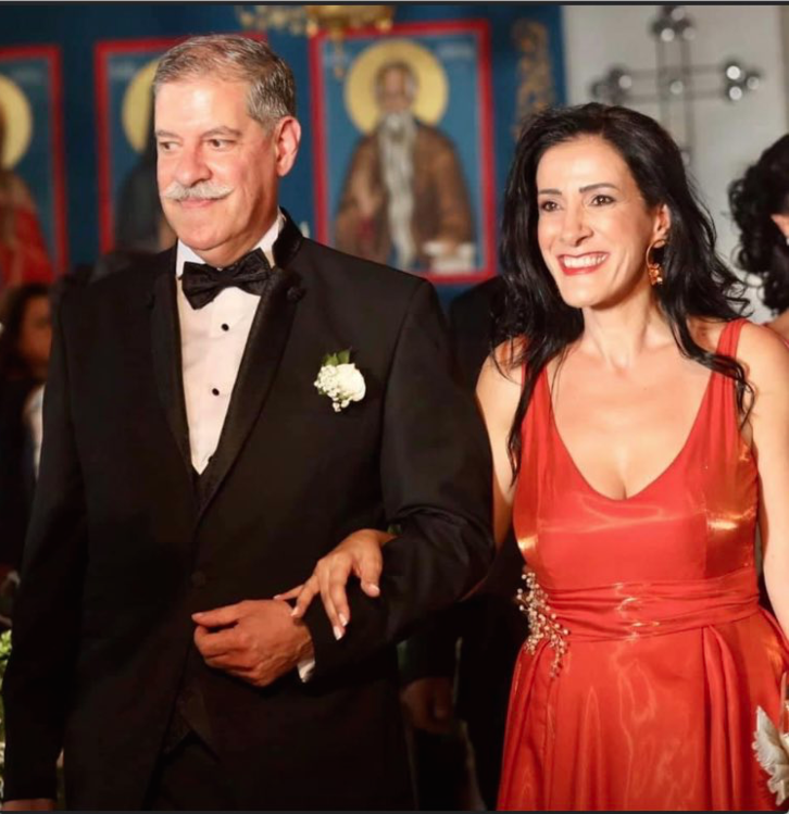 El matrimonio formado por Rania Elias y Souhail Khoury. (NAIZ)