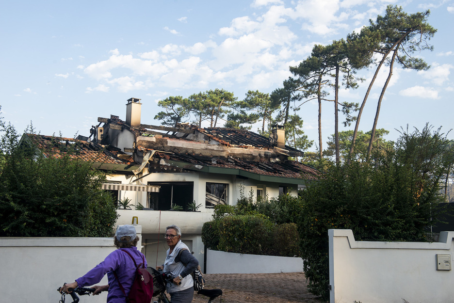 Cinq maisons sont désormais inhabitables. © Guillaume FAUVEAU.