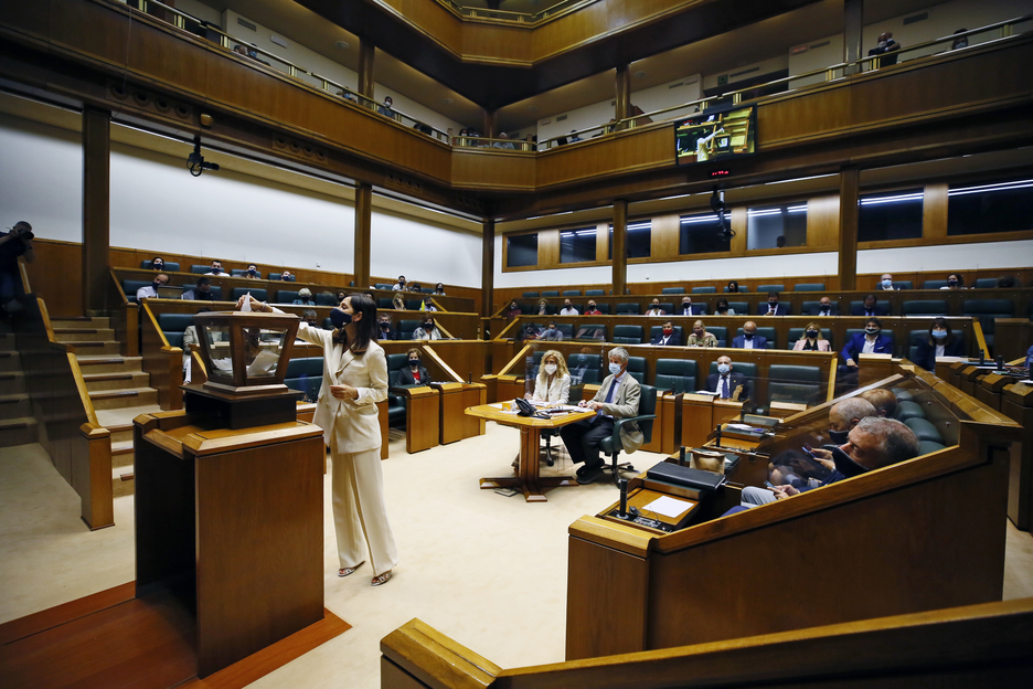 Votación la la constitución de la Mesa. (www.legebiltzarra.eus)