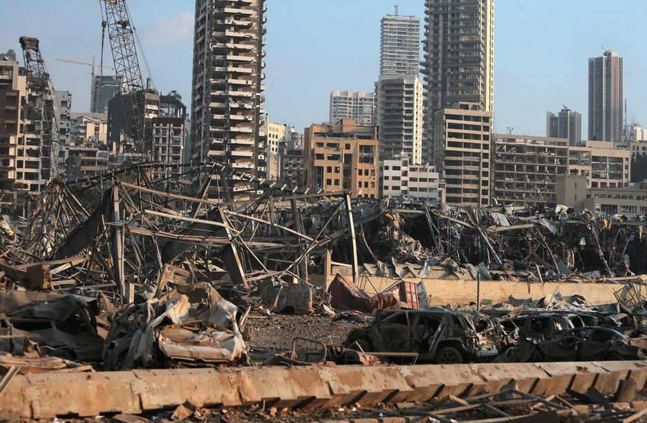 La explosión ha causado daños en varios edificios de Beirut. (STR/AFP).