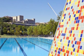 Imagen de las piscinas de Aranzadi. (AYUNTAMIENTO DE IRUÑEA)