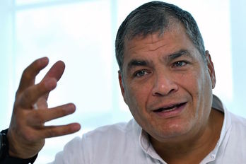 El expresidente de Ecuador, Rafael Correa. (Emmanuel DUNAND/AFP)