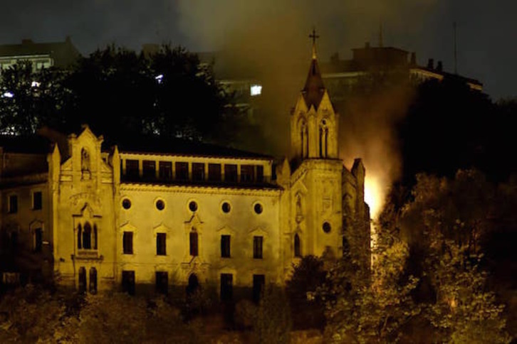 Imagen difundida por los jóvenes. (Sastraka Portugaleteko Gaztetxea)