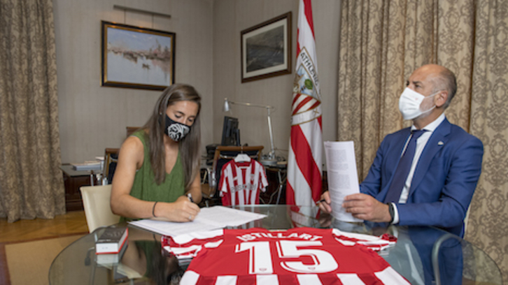 Sophie Istillart ha firmado con el Athletic hasta junio de 2022. (ATHLETIC)