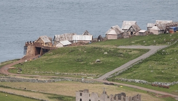 Set de rodaje de la película 'The Northman'. (RAIDIÓ TEILIFíS ÉIREANN)