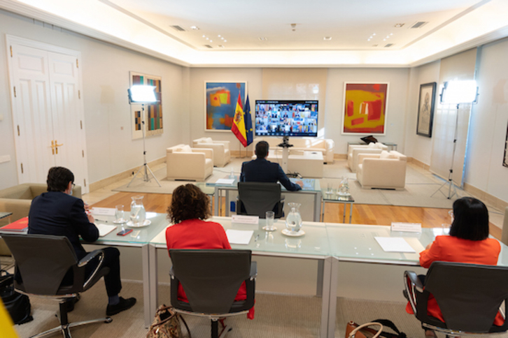 Reunión de la Conferencia de Presidentes autonómicos. (Pool Moncloa / Borja Puig de la Bellacasa)