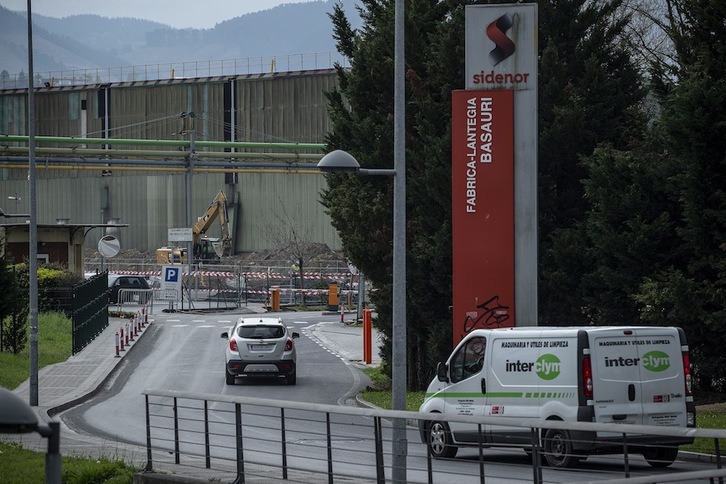 Planta de Sidenor en Basauri. (Aritz LOIOLA/FOKU)