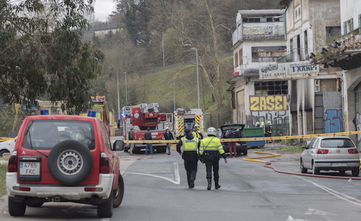 Zona conocida como El Infierno, donde el año pasado se registró un incendio. (Jagoba MANTEROLA/FOKU)