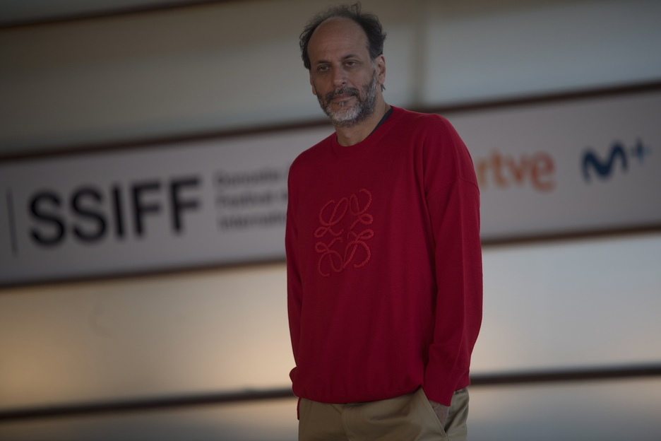 Luca Guadagnino, en el Kursaal. (Juan Carlos RUIZ/FOKU)