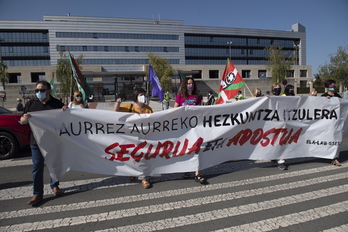 Irailaren 15eko Hezkuntzako greba Gasteizen. (Raul BOGAJO/FOKU)