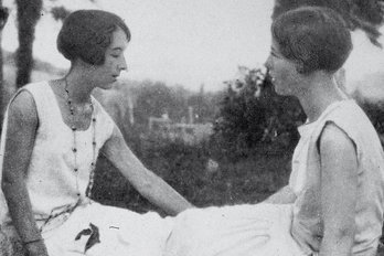 Élisabeth Lacoin 'Zaza' y Simone de Beauvoir. (NAIZ)