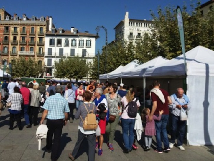 Imagen de archivo de la Feria del Producto Local de Iruñea.