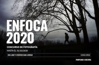 Cartel del concurso fotográfico ‘Enfoca 2020’.