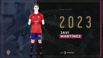 Osasuna ha anunciado así la renovación de Javi Martínez (OSASUNA)