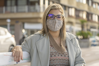 Olaia Duarte, concejal de EH Bildu en Donostia. (Andoni CANELLADA/FOKU)