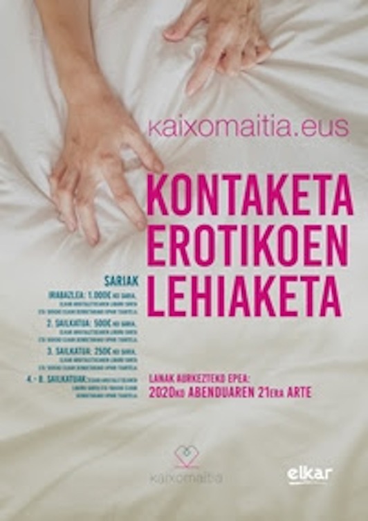 Kaixomaitia.eus lehiaketako kartela. (NAIZ)