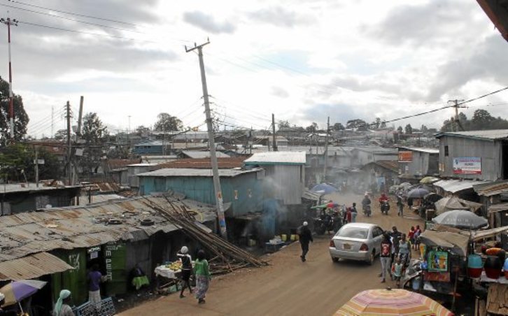 Kibera es el mayor «slum» de Kenia.